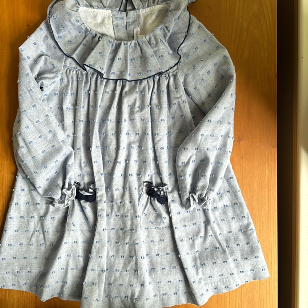Gina Ejerique dress blue Swiss dot 4